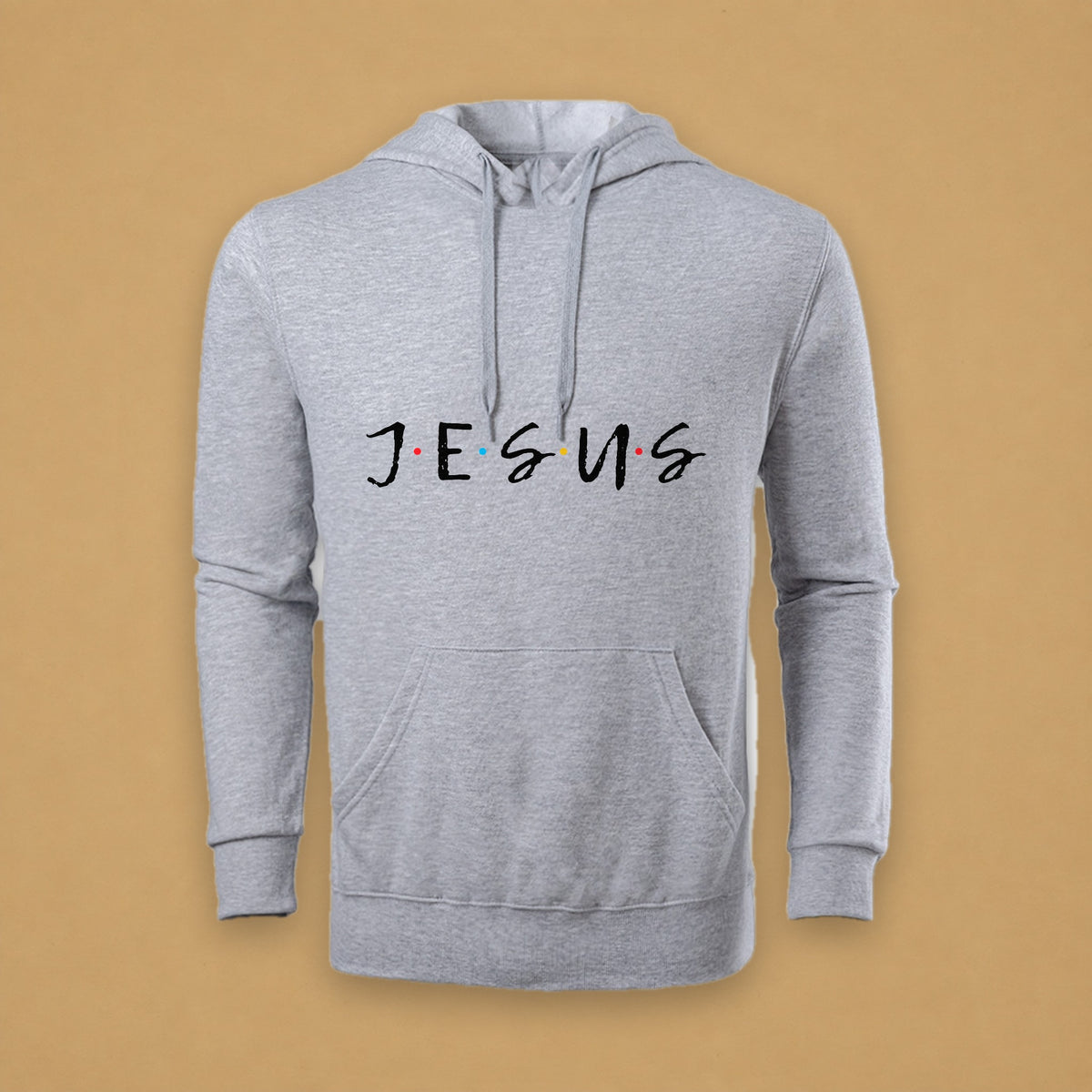 Jesus Friends Hoodie – Light Gray