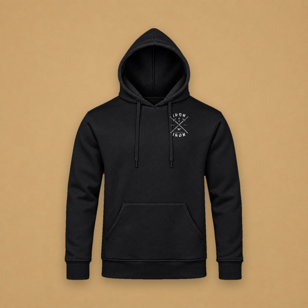Iron Sharpens Iron Hoodie – Black – front
