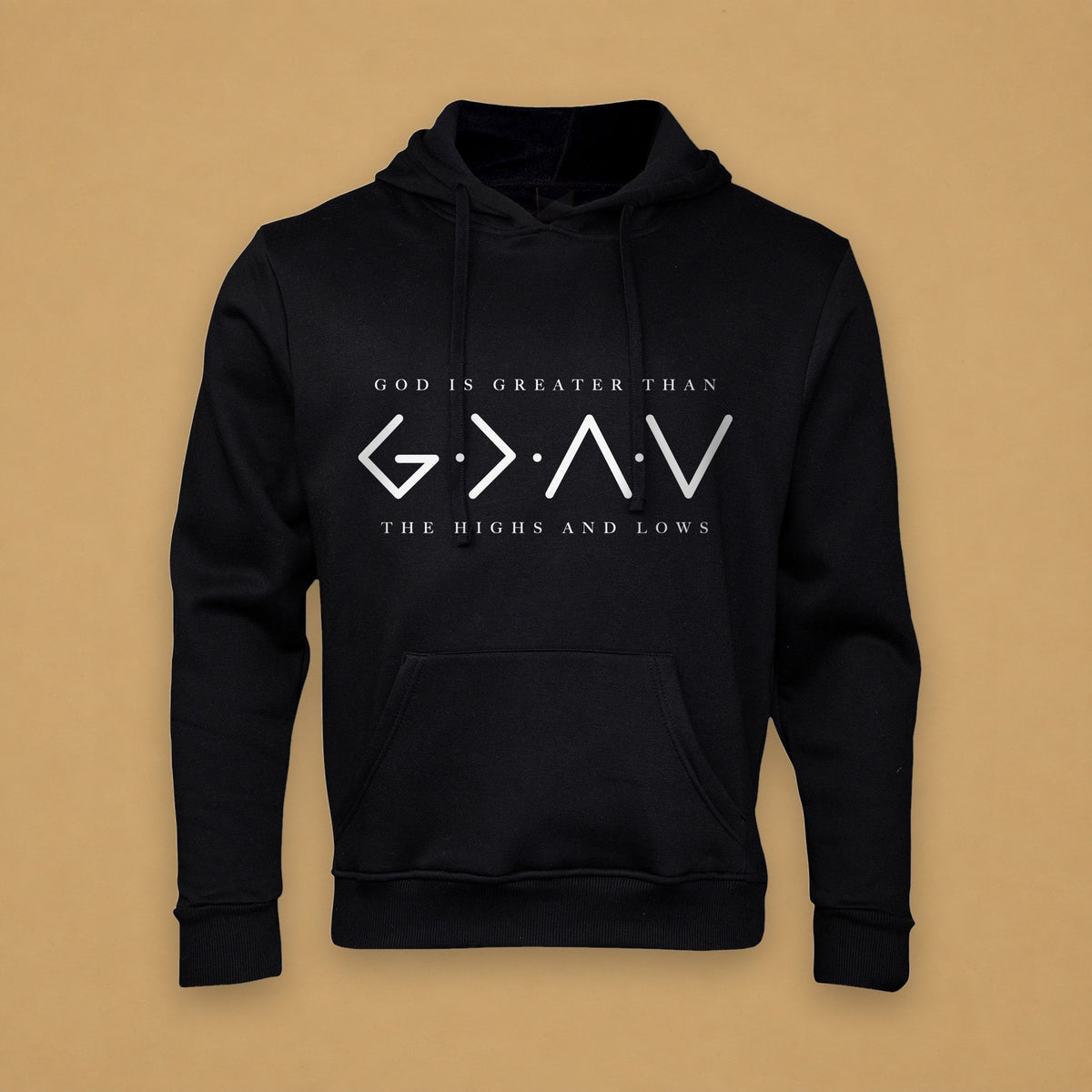 God Is Greater Hoodie – Black