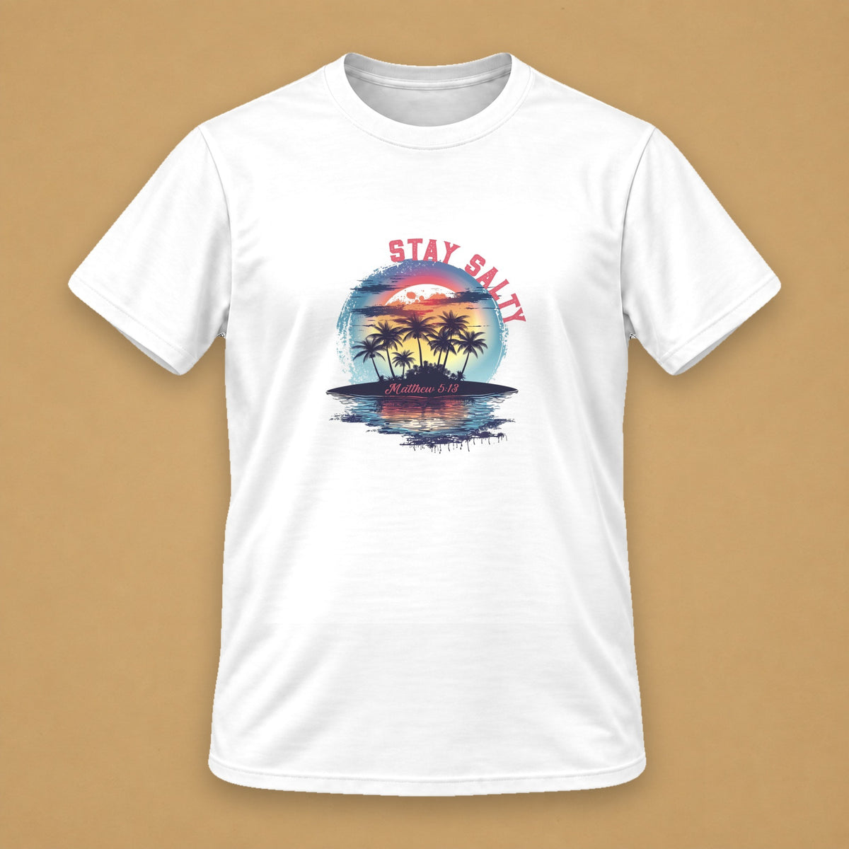 Stay Salty Classic Tee – White