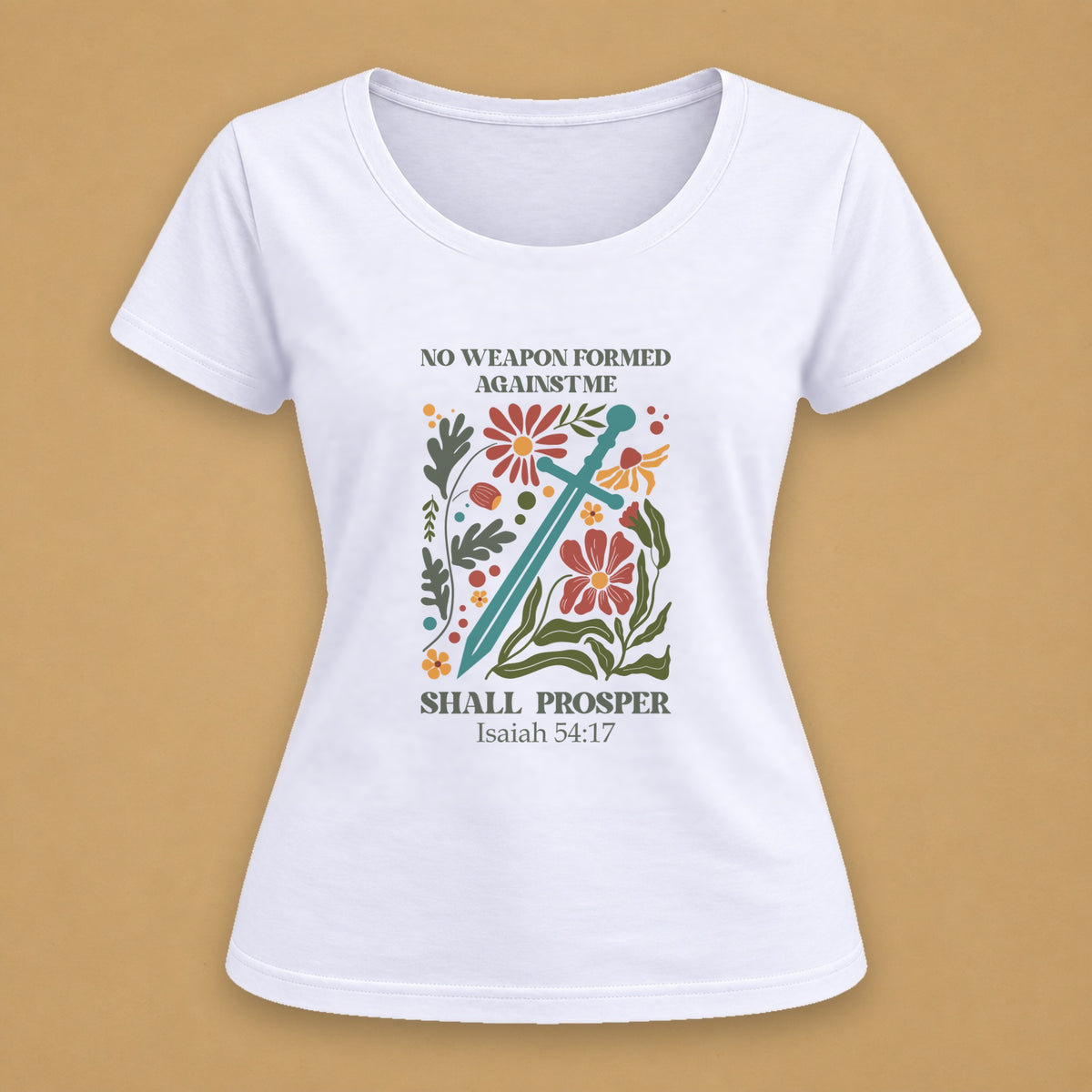 Weapon Fitted Tee – Solid White